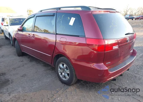 2004 Toyota Sienna Xle из США, поврежденный, VIN 5TDBA22C54S011507